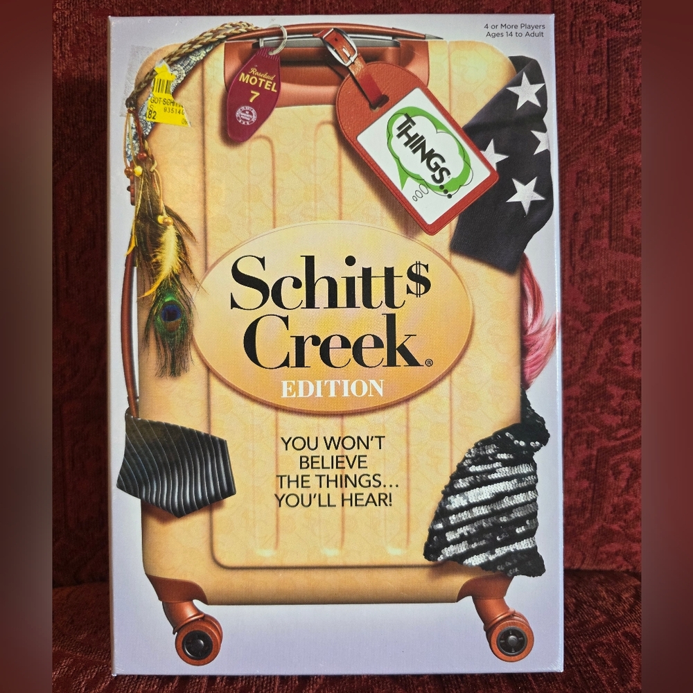 TV's Schitt's Creek Edition Age 14+ Hilarious Party Card Game Things Board Game